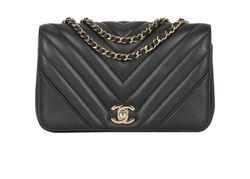 Statement Bag, Chevron Leather, Black, 26057611 (2018-19), DB/B, 3*